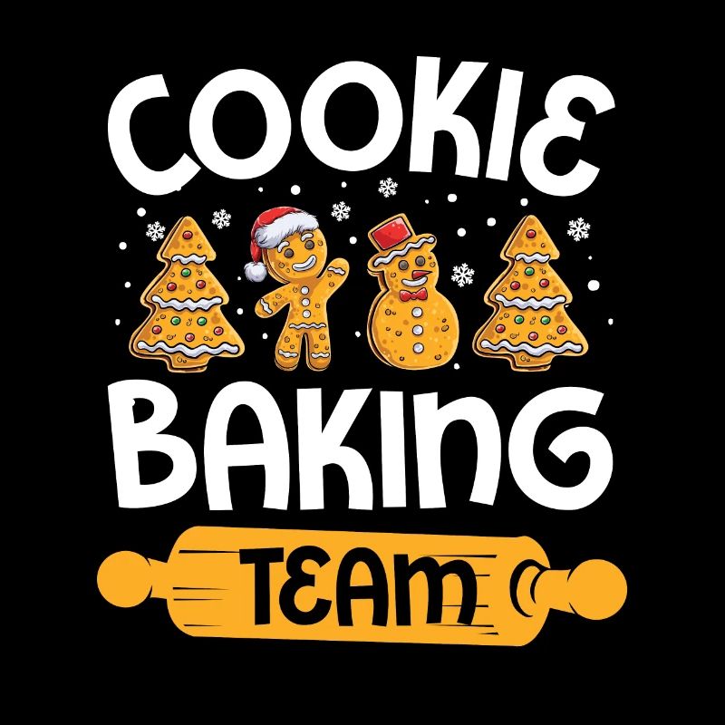 Back Team Bäcker Weihnachten Cookie Baking Lebkuch