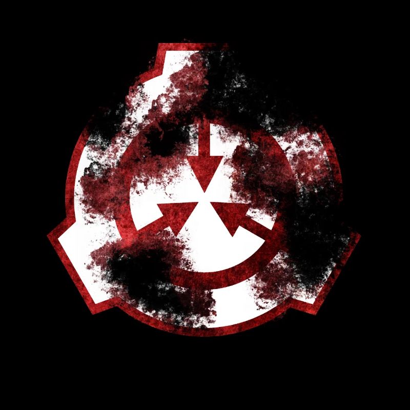 SCP symbol red decay