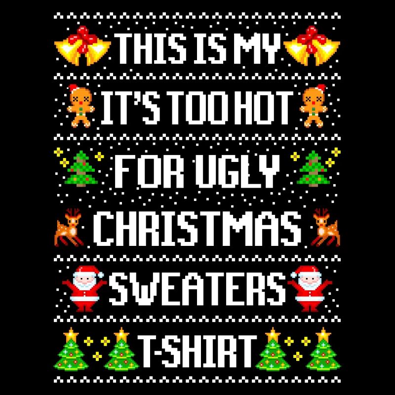 Hässlicher Pullover mit Weihnachtshumor
