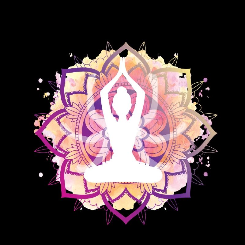 Pose colorée de lotus