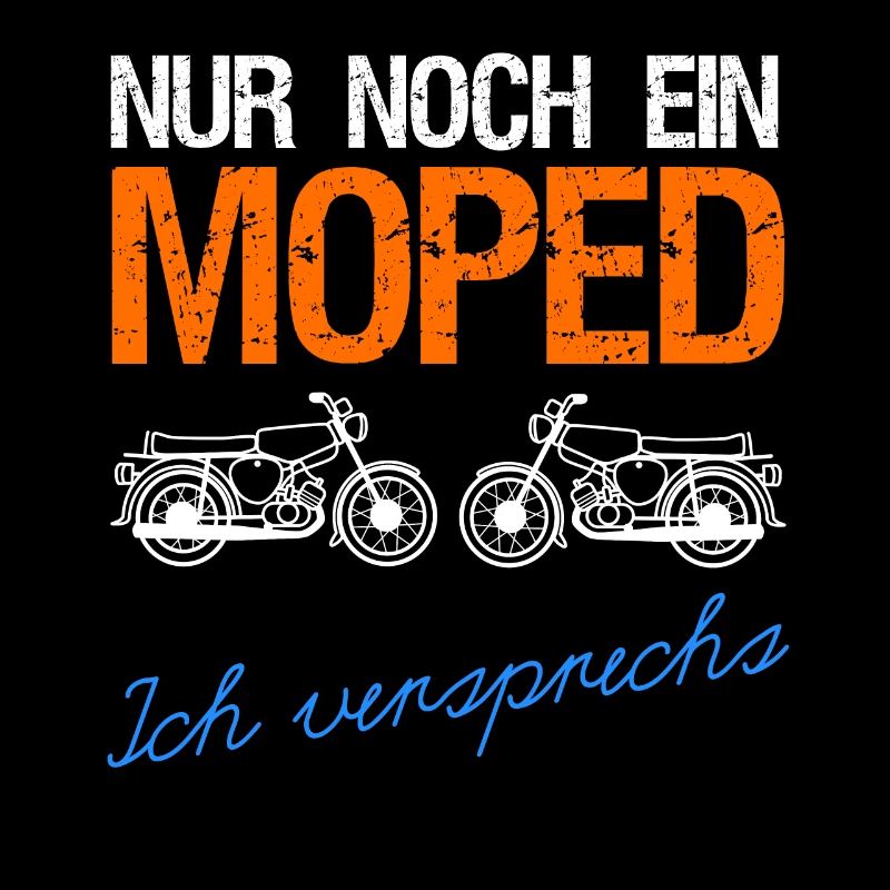 Motorrad Geschenk Vatertag Moped ich versprechs