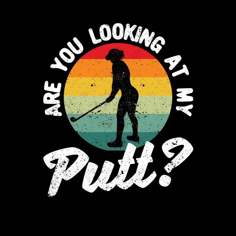Golf-playing lover Funny golfer