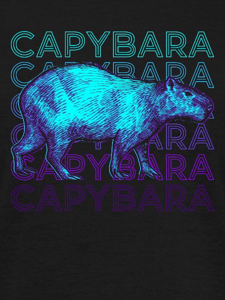 Capybara Retro Geschenk