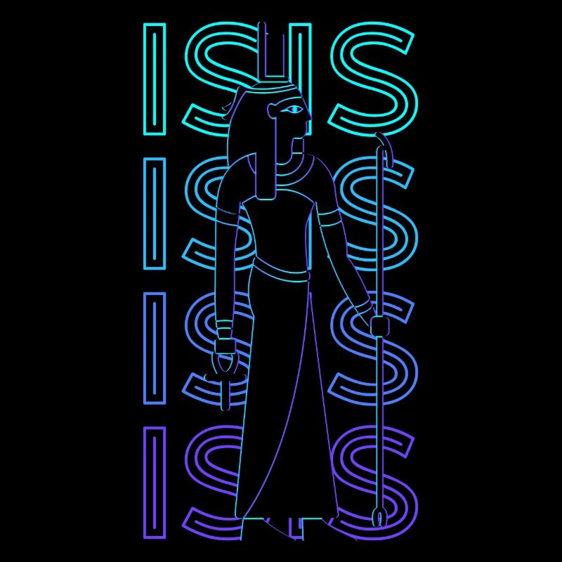 Isis Déesse égyptienne Pharaon égyptien