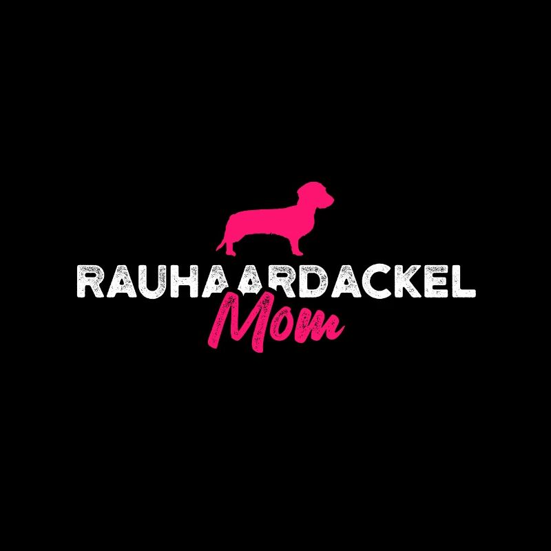 Rough-haired dachshund mom