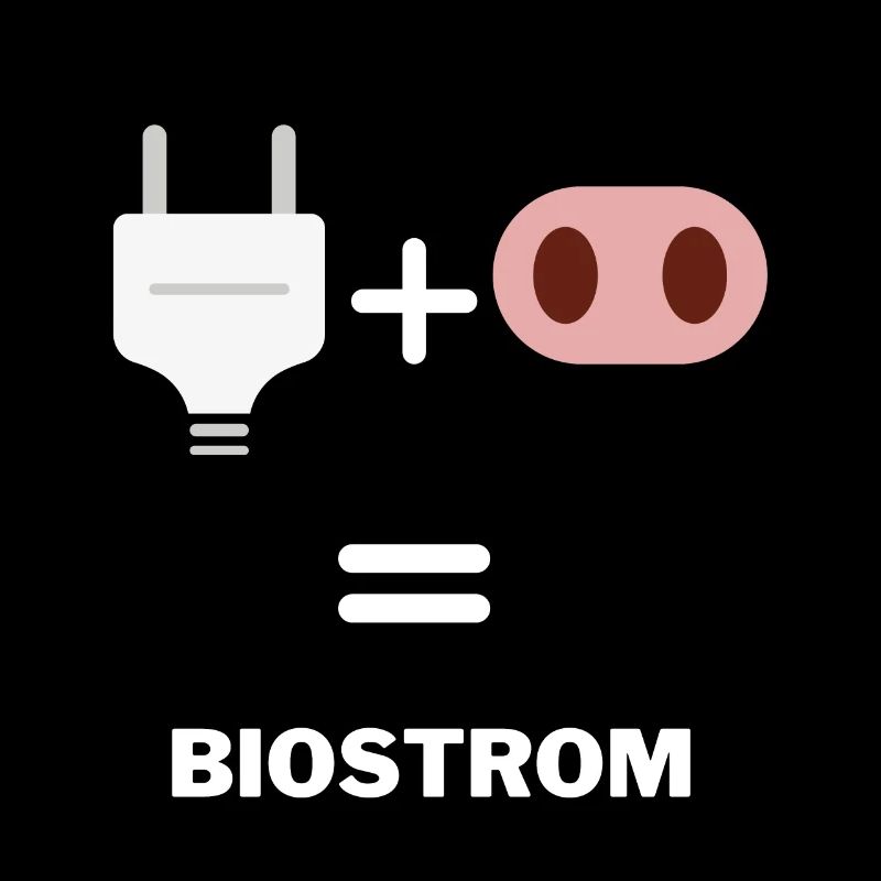 Biostrom lustiger Spruch Geschenk