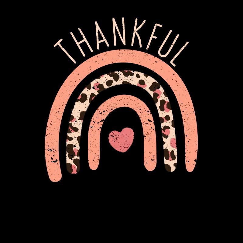 Grateful Rainbow Heart Thanksgiving Dinner