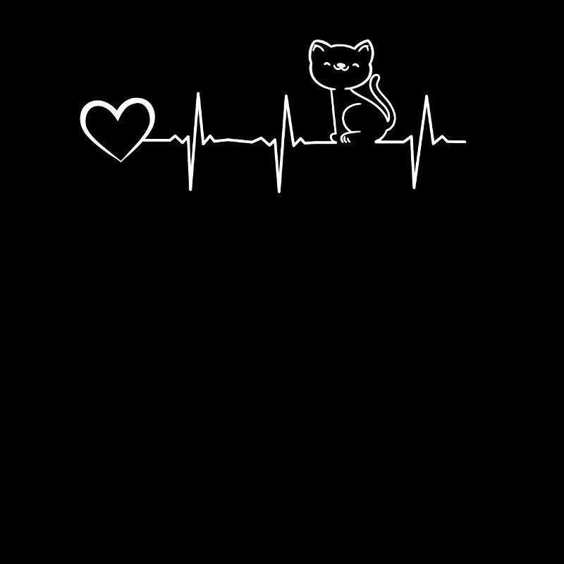 Amoureux des chats Cœur de chat Propriétaire de chat - Mignon C