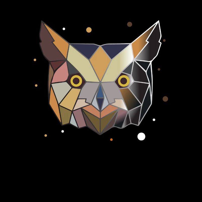 Eule Polygon Kunst Tier Geometrie