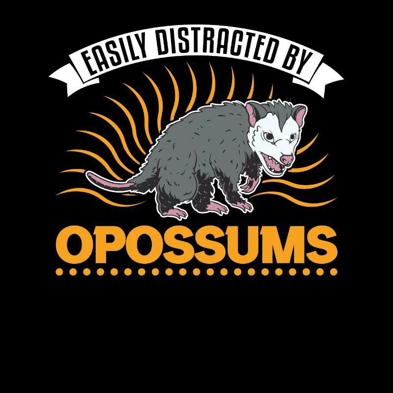 Facilement distrait par les opossums Possum Beutelratte