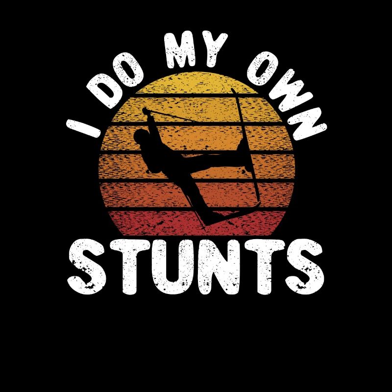 I make my own stunts skiing fun