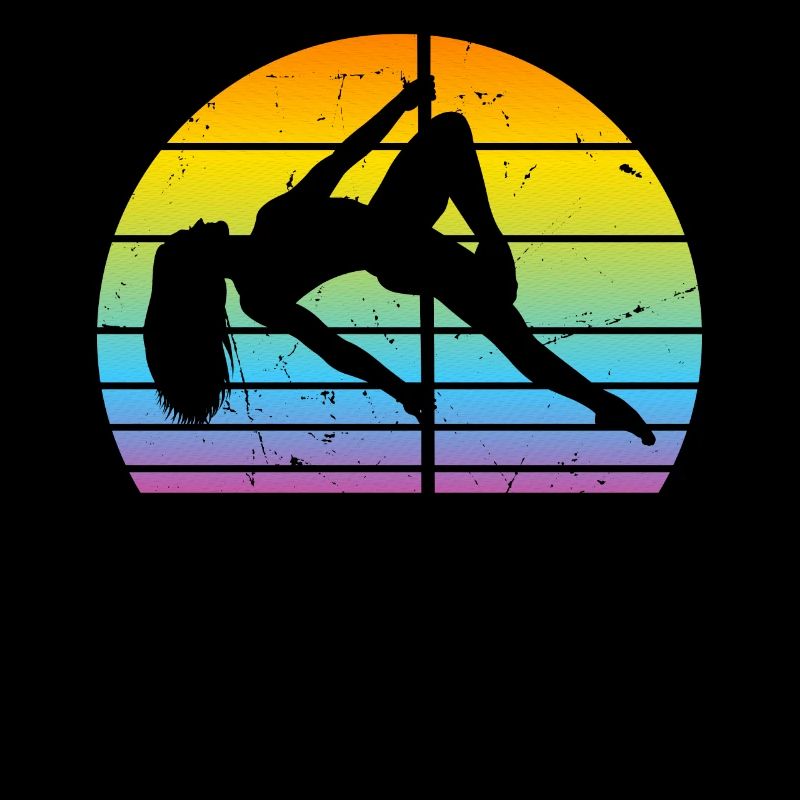 Pole Dance Retro Pole Dancing Girl - Pole Dance