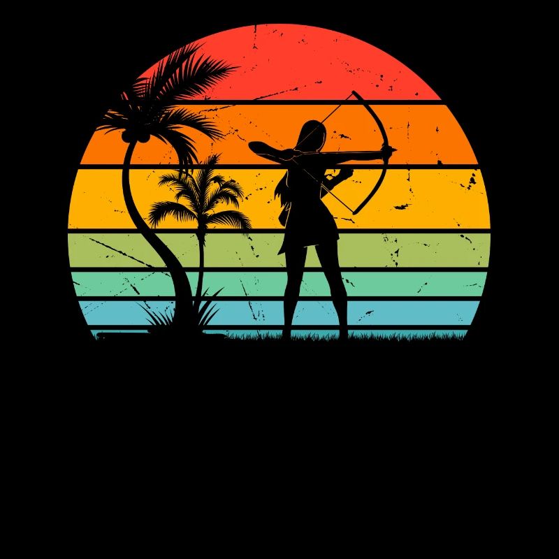 Archery Bow Arrow Archery Archers - Sunset Archer