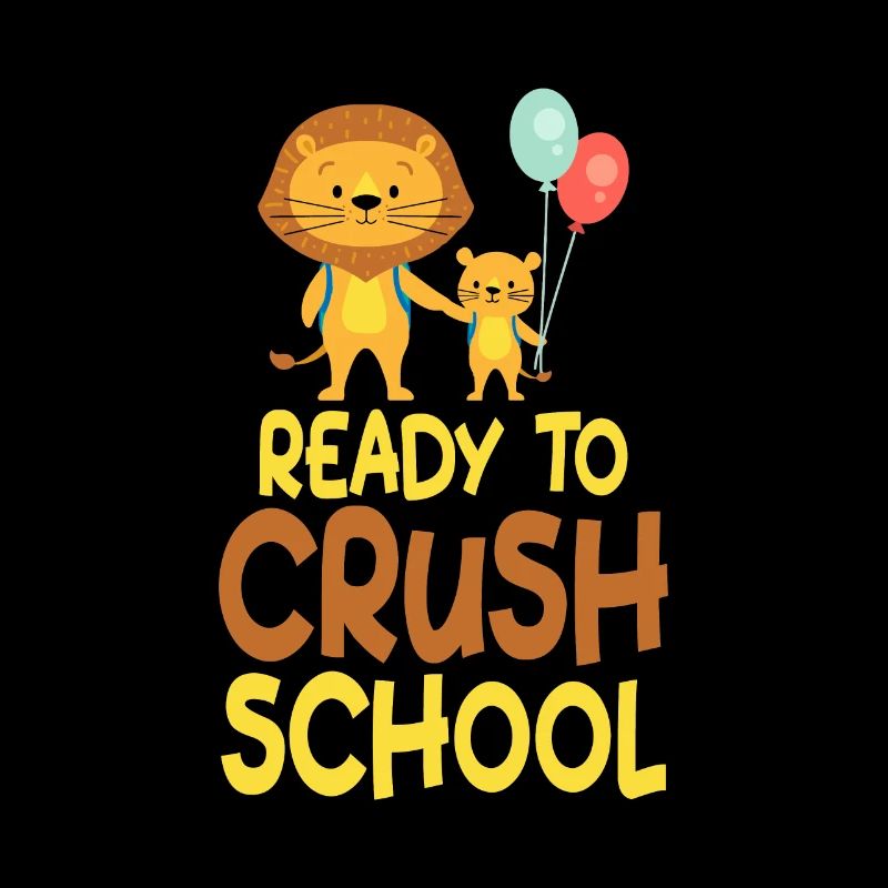 First Class Student Ready To Crush School Lion