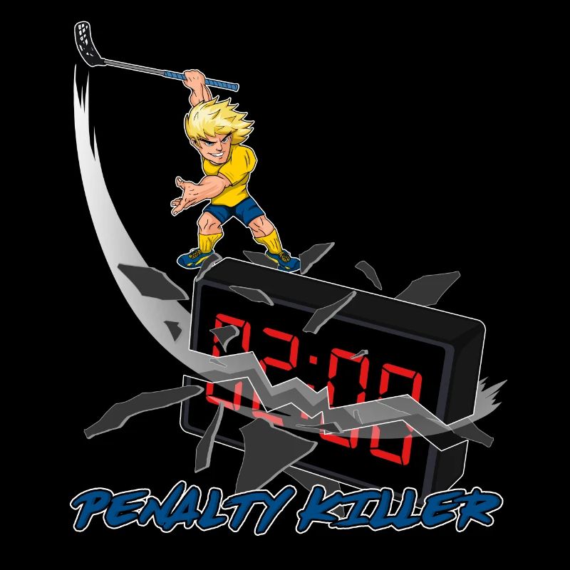 Penalty Killer Floorball v2-bleu