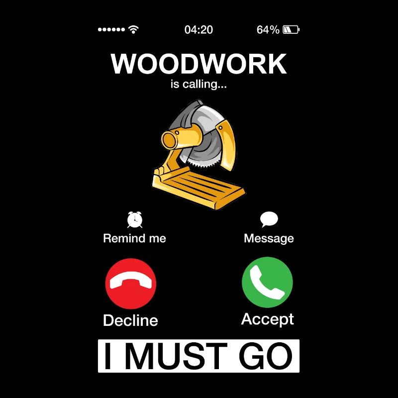 Woodwork appelle Funny Carpenter Construction