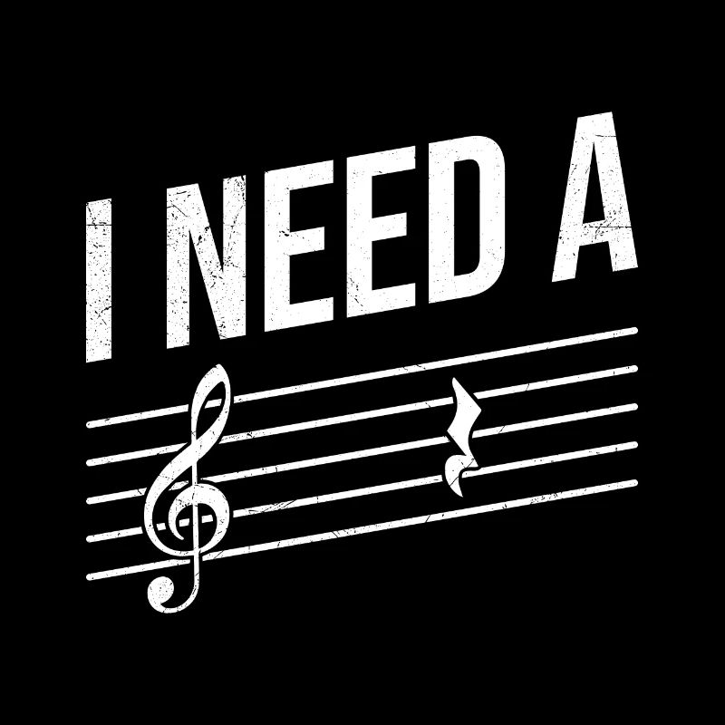 Musiker ich brauch mal eine Pause Musik Noten