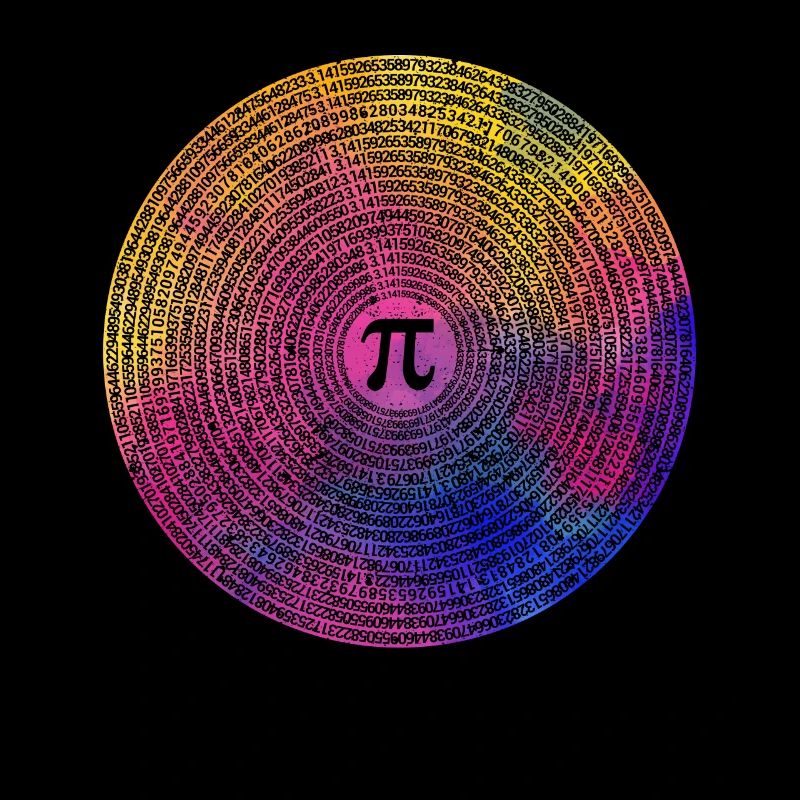10000 digits Pi character Math Lover Math