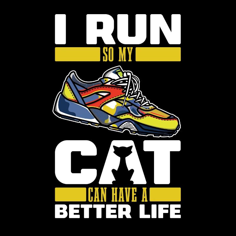 Coureur Jogger Coureur Chat de course