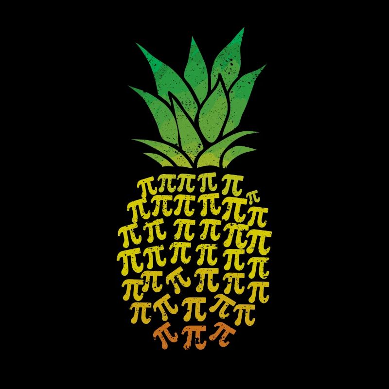 Pi Day Pineapple Math Lover Teacher 3.14 Symbol