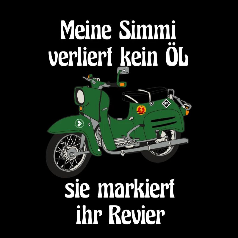 Swallow driver Simson Schwalbe culte scooter GDR