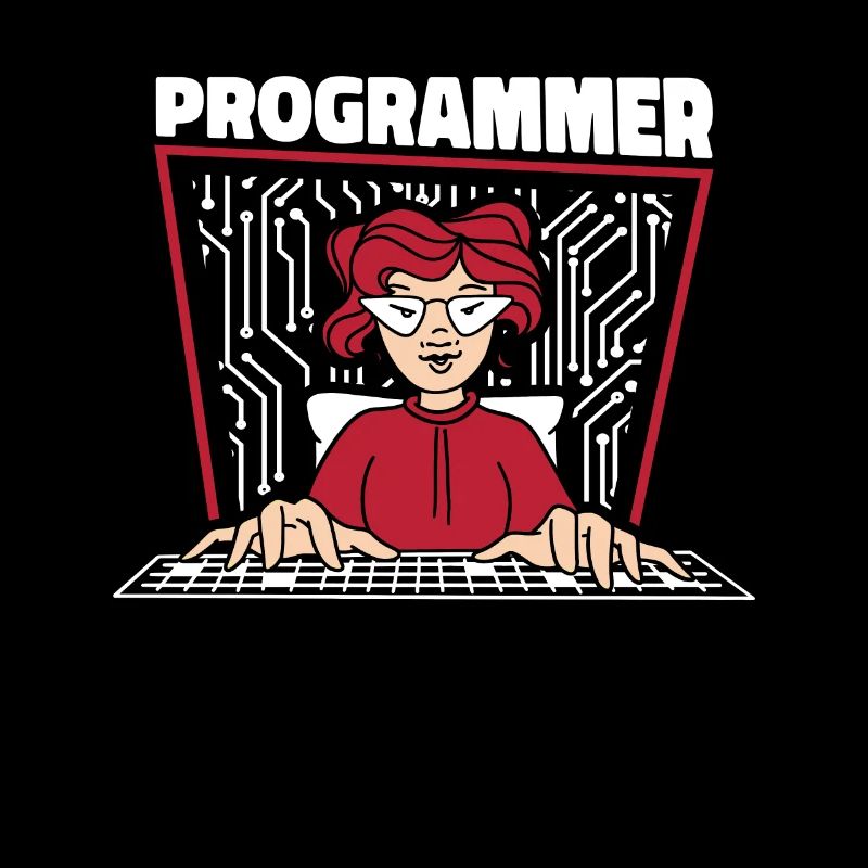 Developer Coder Programmer Girl