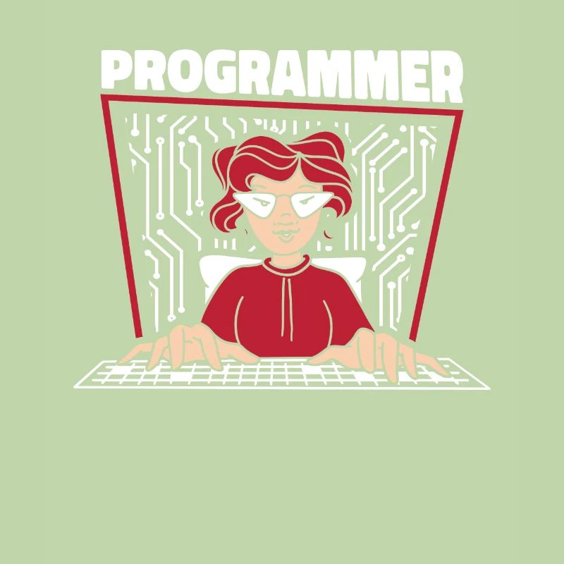 Developer Coder Programmer Girl
