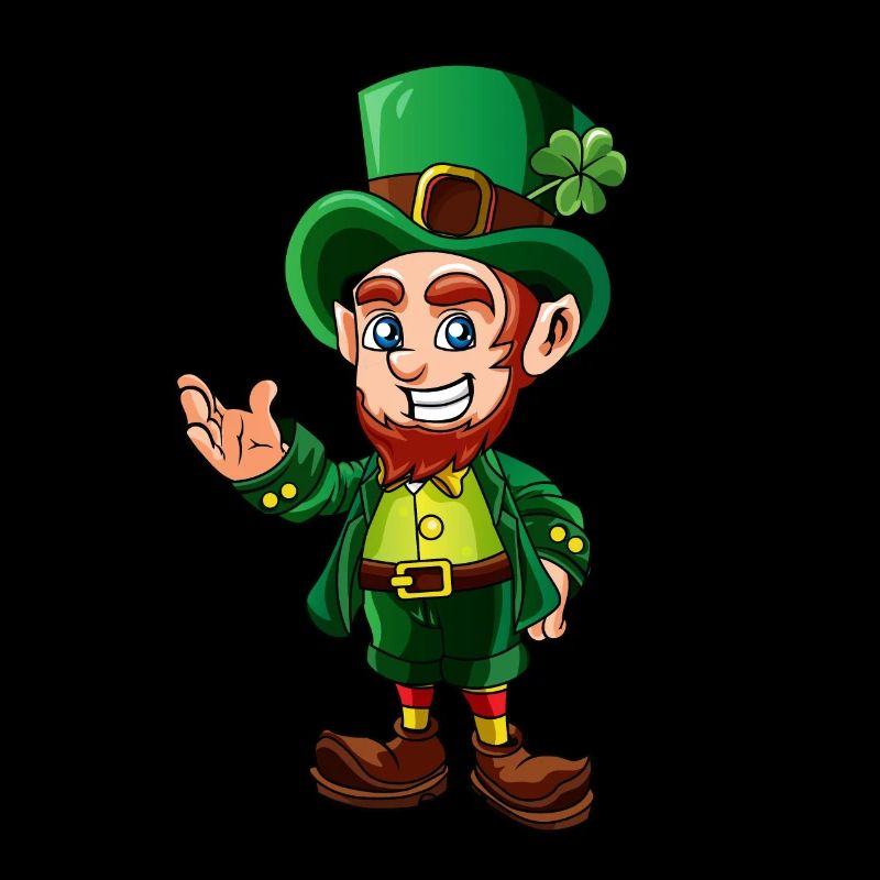 Cute Leprechaun for St Patricks Day Funny