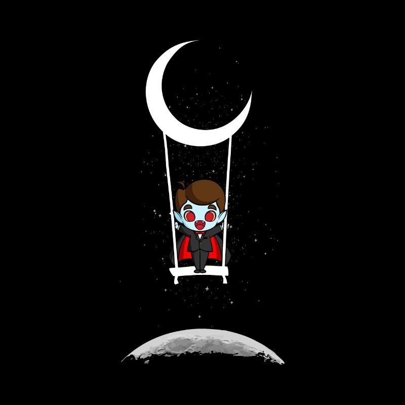 Dracula on Moon Swing Halloween Costume