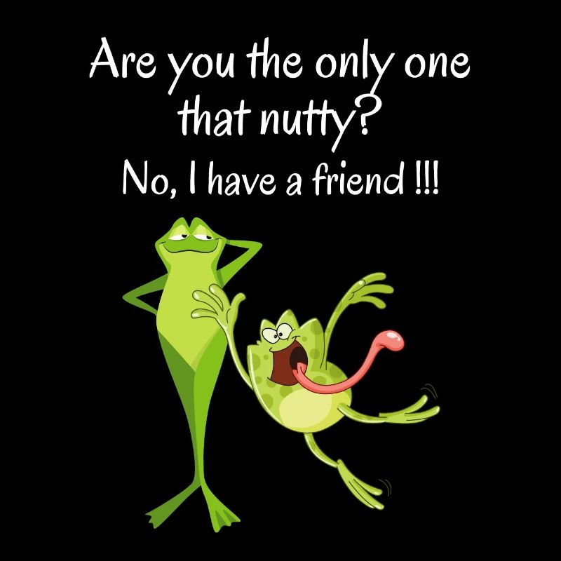 Cute and Funny Frog Design with Cool Slogan