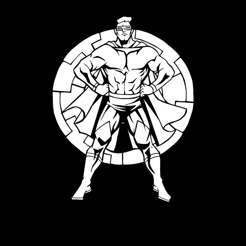Vatertag Papa Superheld