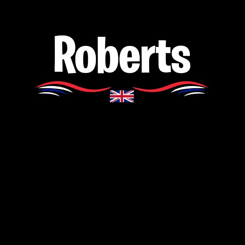 Drapeau du Royaume-Uni Roberts Angleterre Hommes Nom d’anniversaire britannique