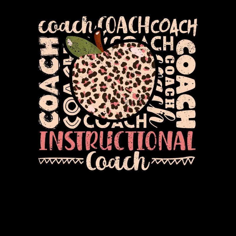 Bleached Leopard Teaching Trainer Typography Teacher