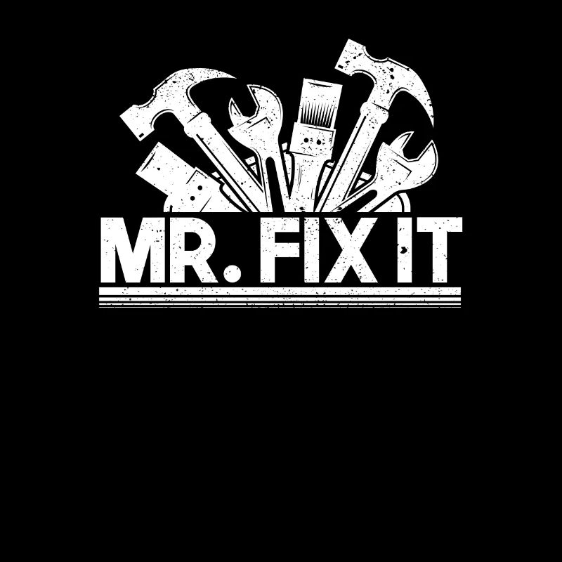Mr Fix It Funny Handyman Wrench Tools Briy Repair