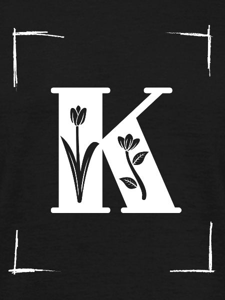 letter K initial