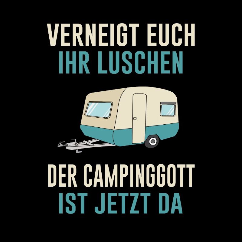 Camping cooler Spruch Humor