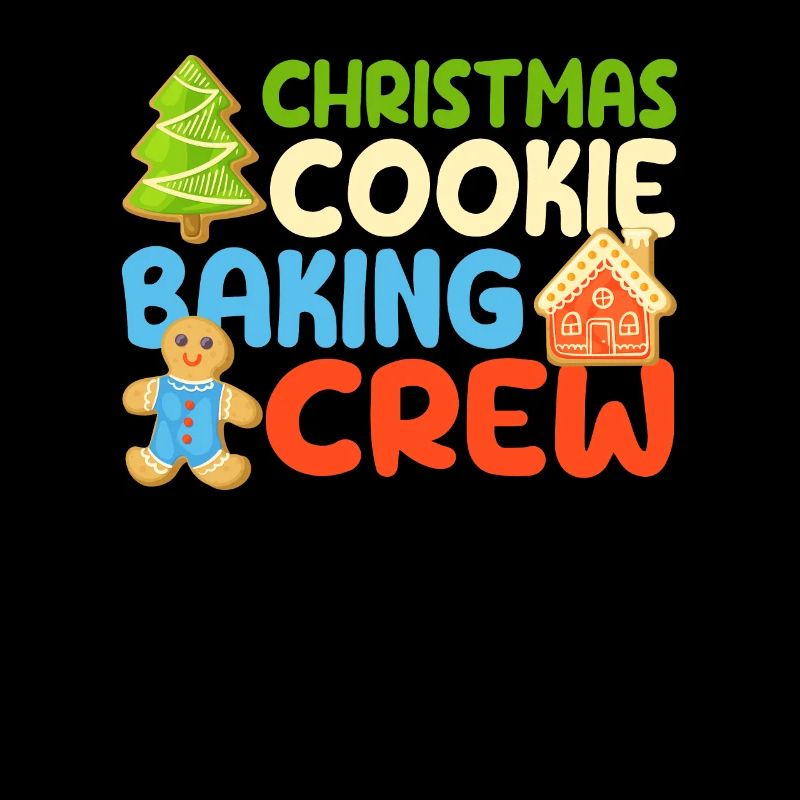 Équipe de cuisson de biscuits de Noël Assortiment amusant