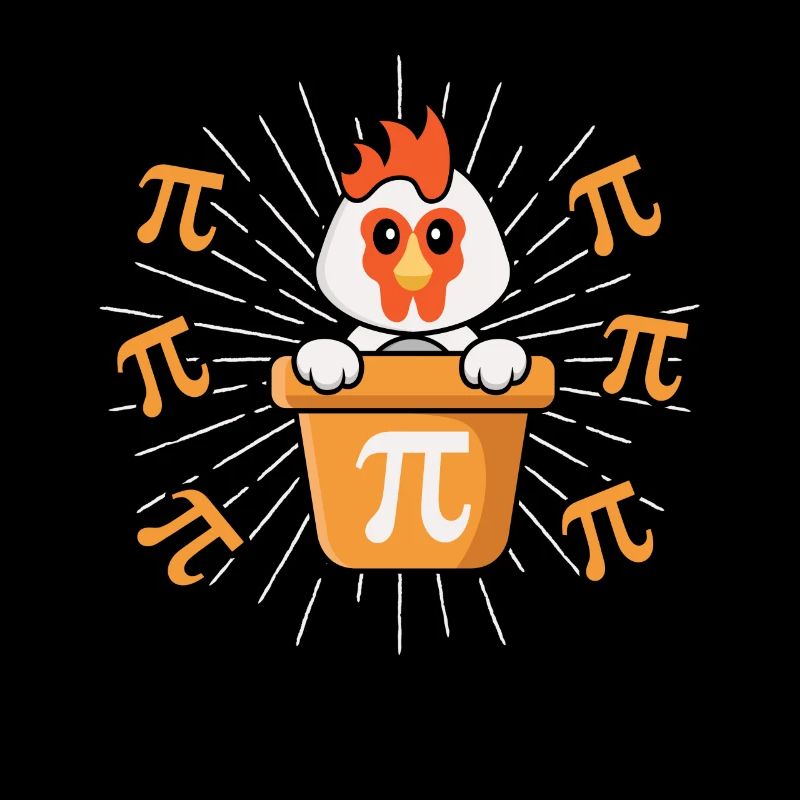 Chicken Pot Happy Pi Day Funny Math Teacher