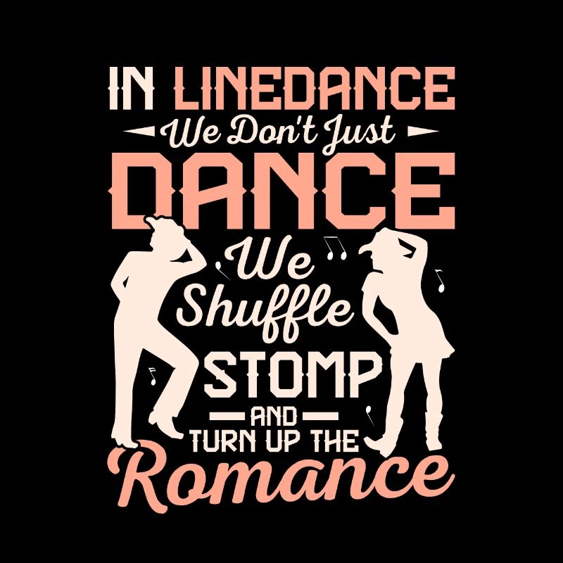 We dansen niet alleen we shuffle, stomp line dance w