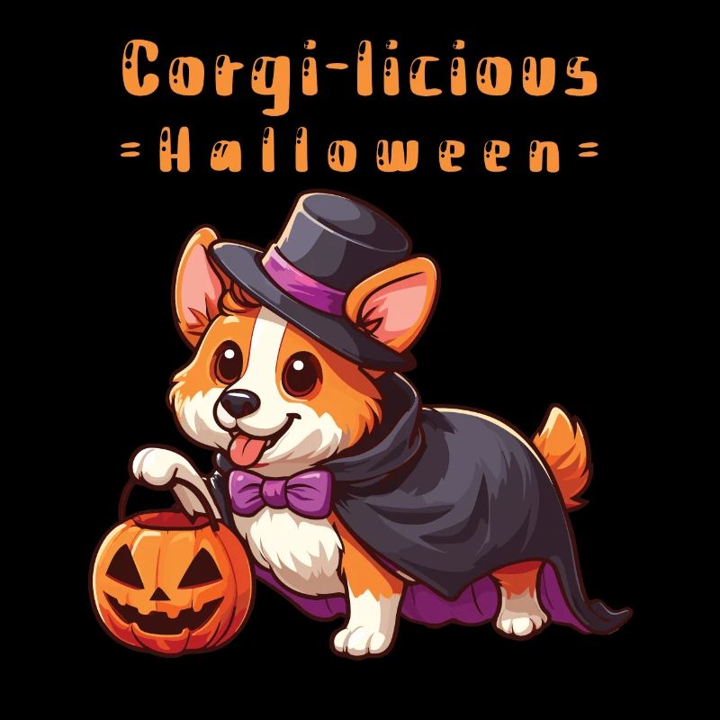 Corgi d’Halloween