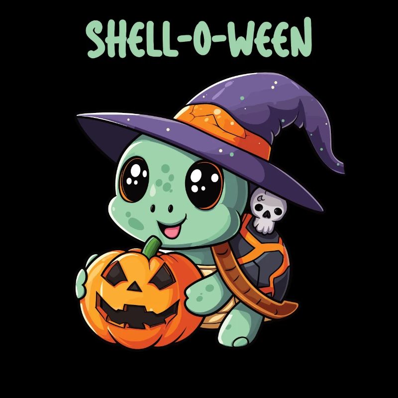 halloween turtle, shell-o-ween