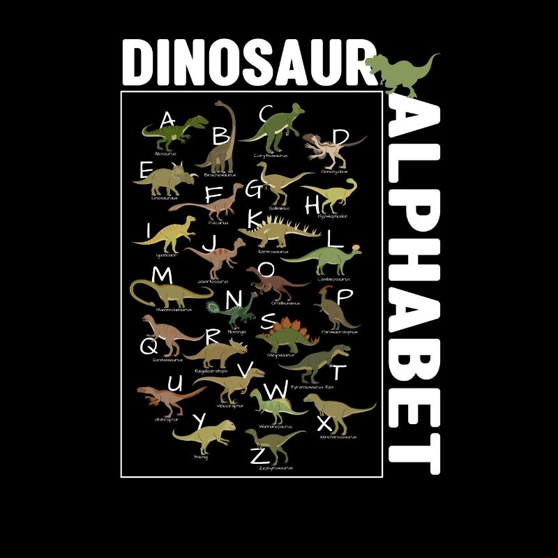 Retour à l’école Types de dinosaures Alphabet