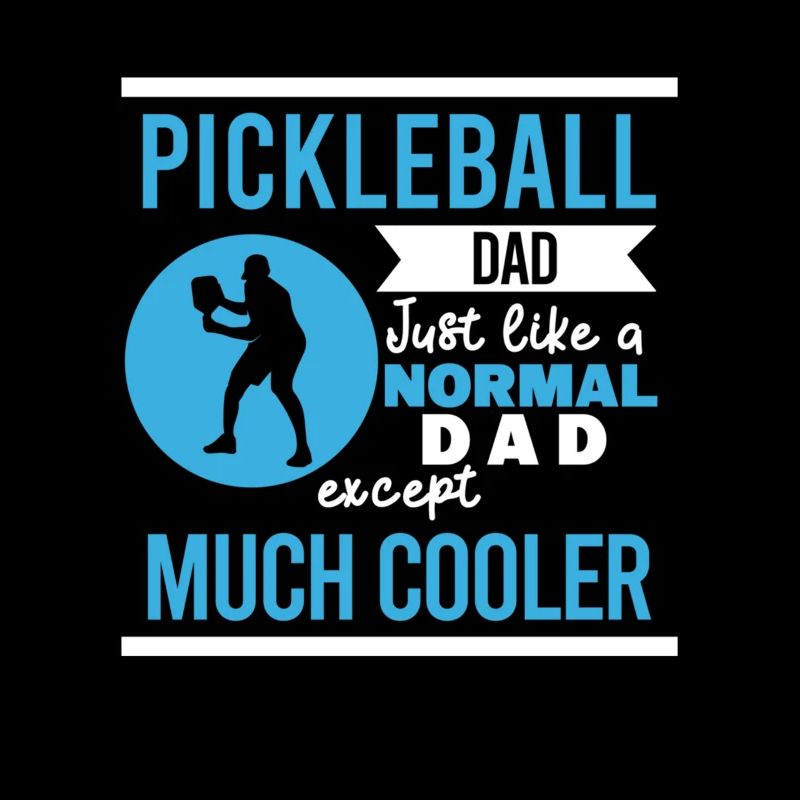 Pickle Ball Paddleball Spieler Vater Paddle Papa