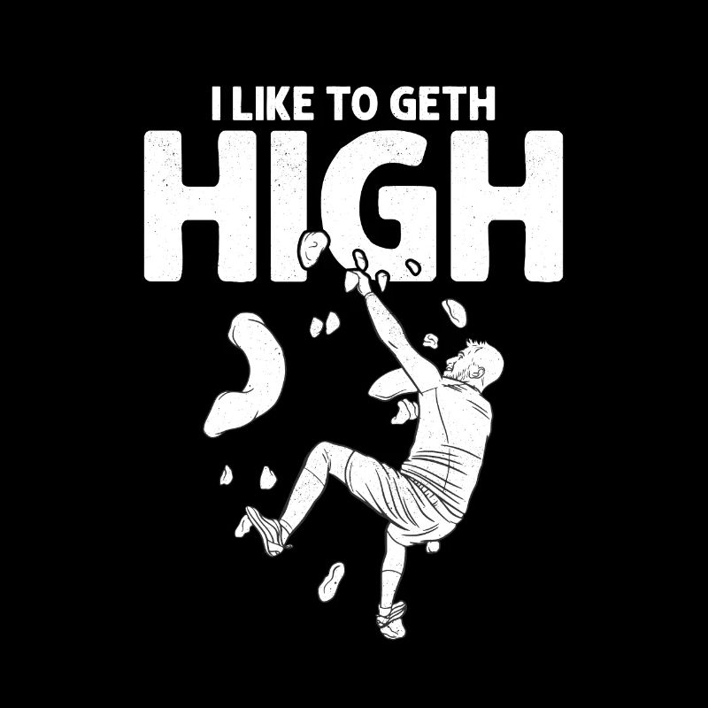 I Like To Geth High Boulder Climbing