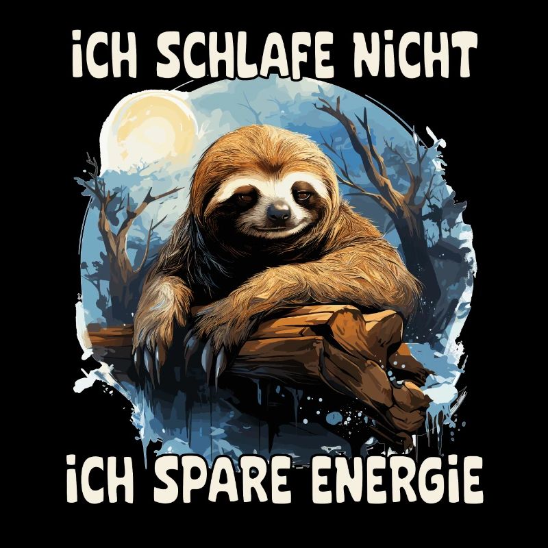 I don't sleep, I save energy, sloth