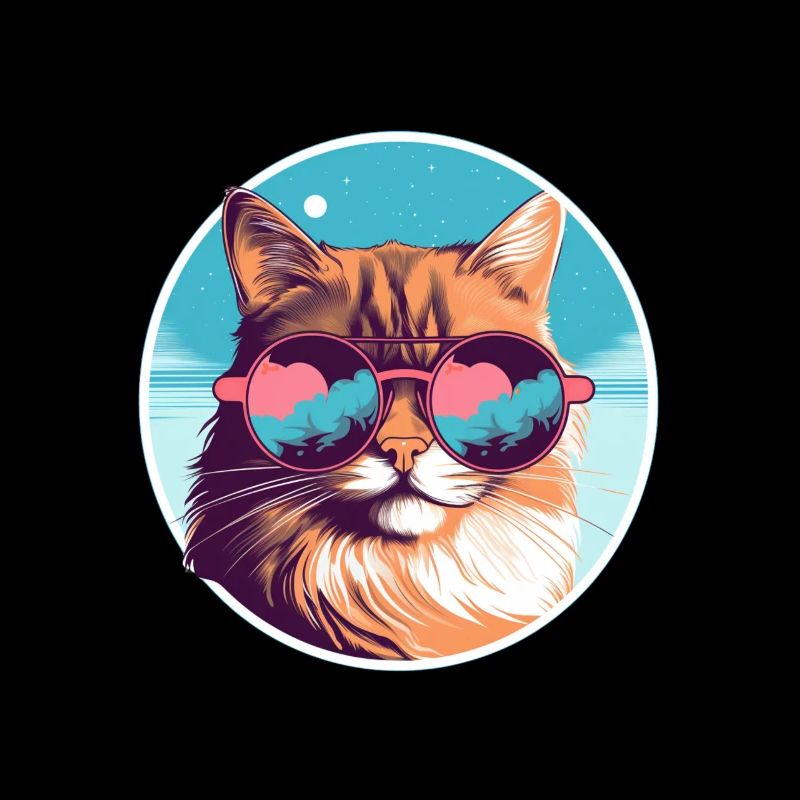 Sun-Purred Kitty Gleam