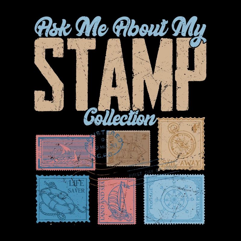 Ask Me About My Stamp Collection 2Let's Talk Stamp