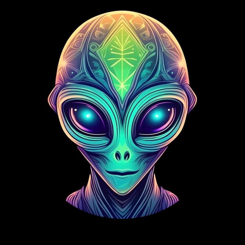 Alien science-fiction Alien Head