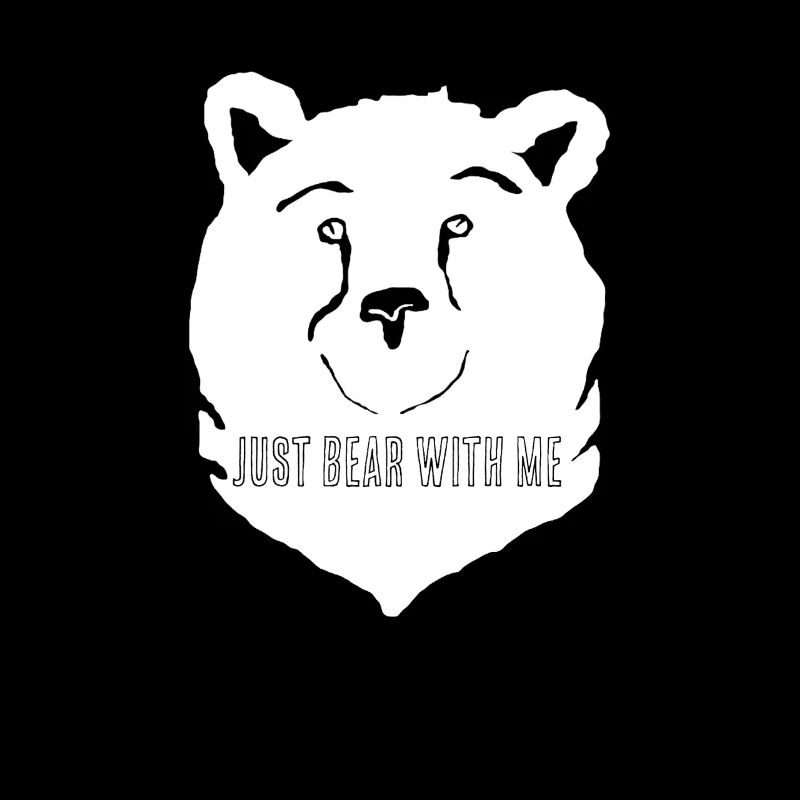 Just Bear With Me Fun Aminal Pun Polar-Bear Humor