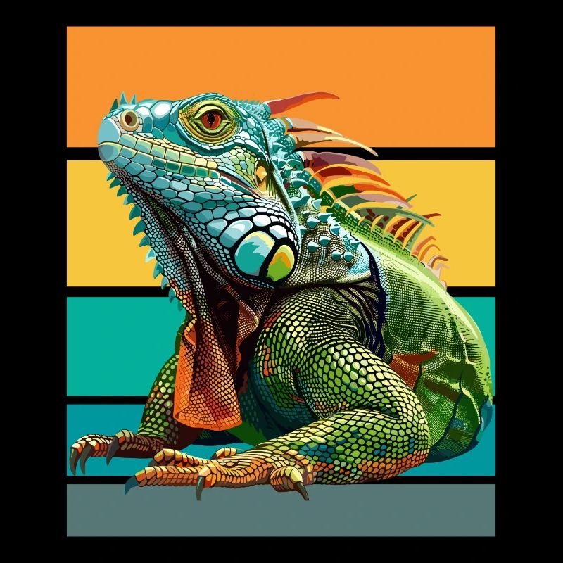 Iguane Design Rétro